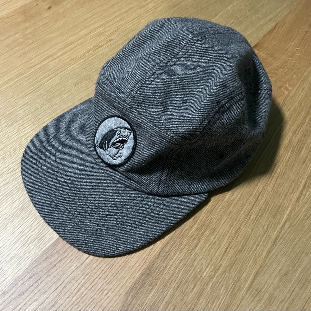 Macklemore Sharkface Gang  Grey Five-Panel Hat with Shark Patch